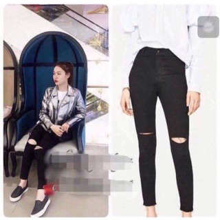 Quần hm rách gối xuất dư