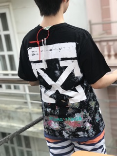 Áo offwhite galaxy (hàng cao cấp)