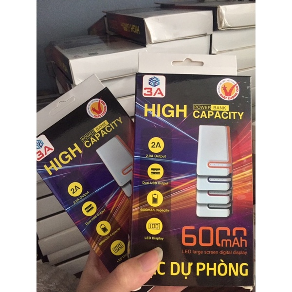 [CHÍNH HÃNG] Sạc Dự Phòng 10000mAh,20000mAh Hoco  Hỗ Trợ 2 Cổng USB