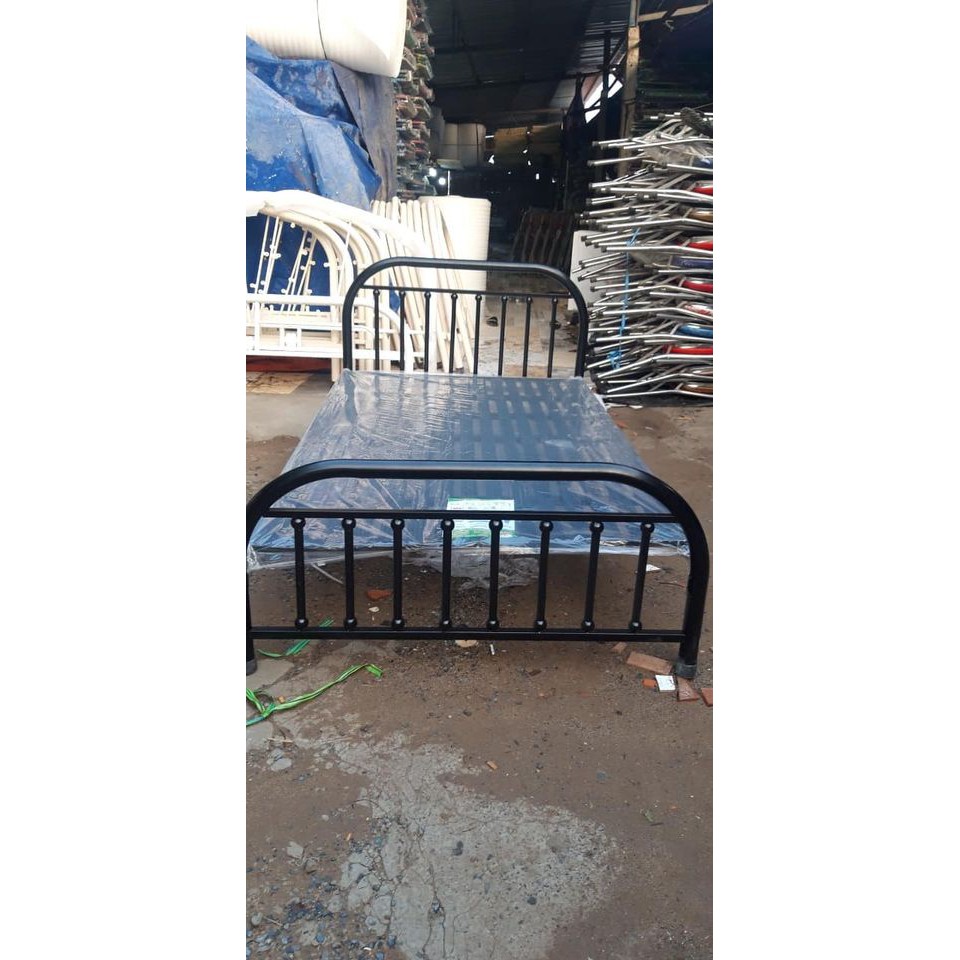 Giường bi mỹ nghệ 1m4x2m - bảo hành 12 tháng - 2 màu trắng đen | BigBuy360 - bigbuy360.vn
