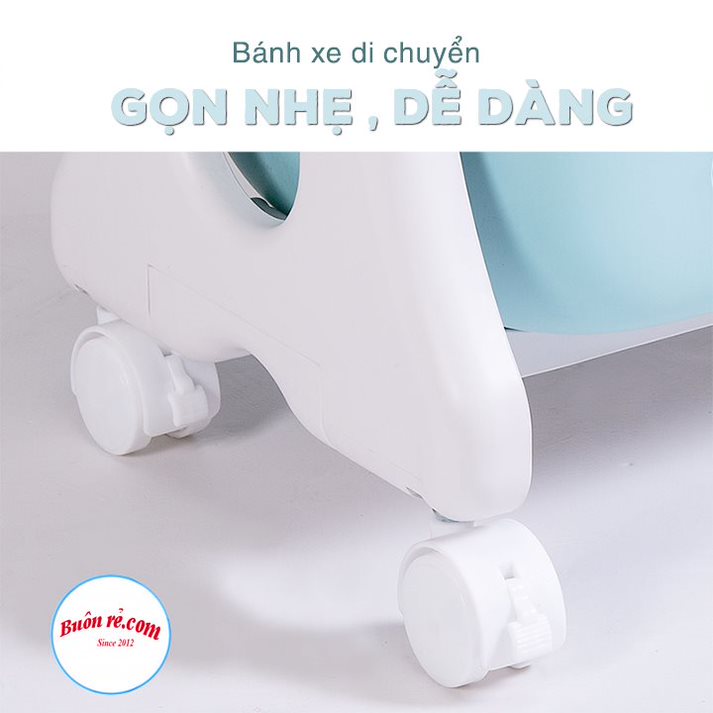 Kệ GẤU HOKORI Việt Nhật ( MS: 5576 ) đựng đồ đa năng - Kệ Nhựa Hokori 2,3 tầng có bánh xe di chuyển  01515