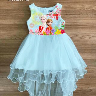 Đầm 3D công chúa Elsa