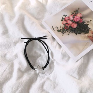 Dây cột tóc chun đen nhiều hình đáng yêu