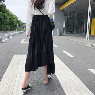 (hàng Có Sẵn) Chân Váy Nữ Lưng Cao