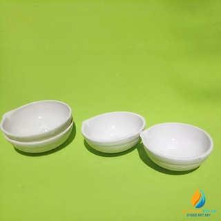 Bát sứ đựng mẫu chất
