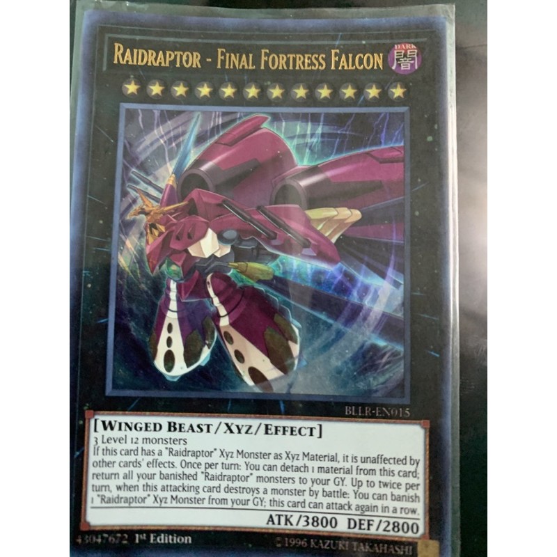 bài yugioh: raidraptor-final fortress falcon