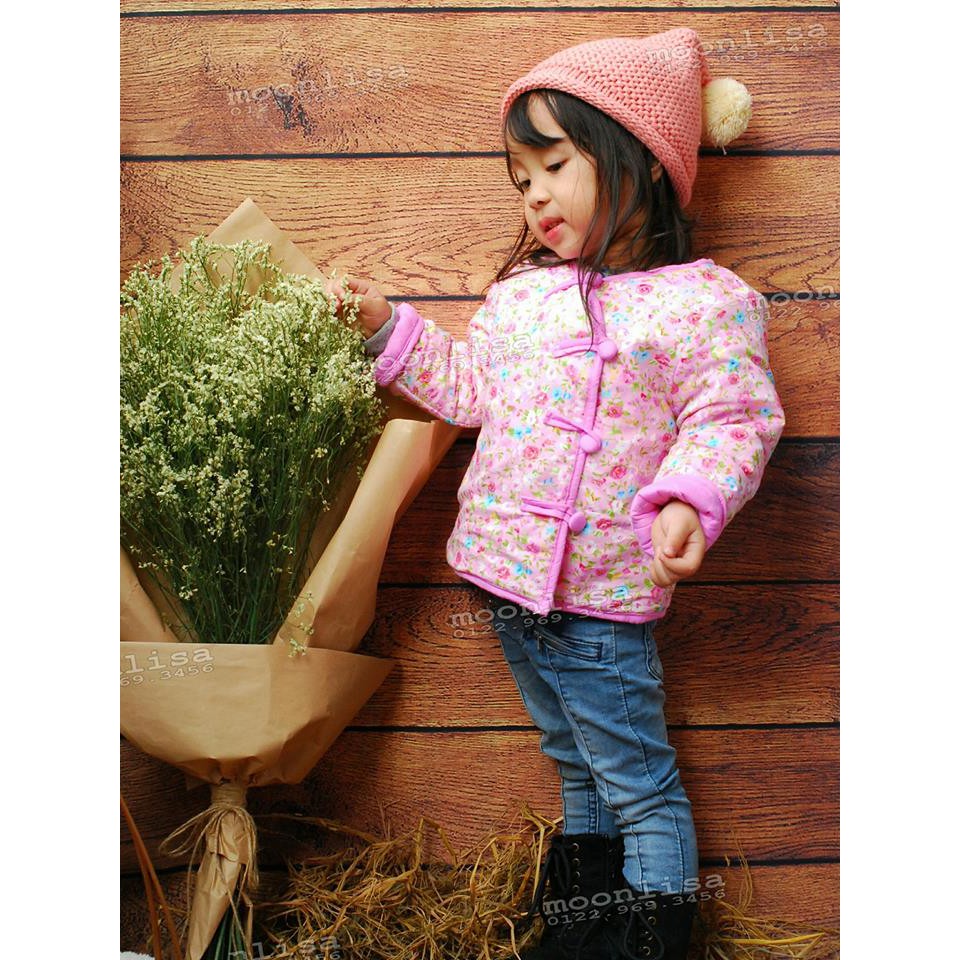 Áo chần bông cho bé gái