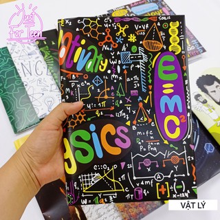 Bao tập chủ đề môn học Vật Lý - Bao tập môn học - Giấy bọc vở môn học SIÊU CHẤT