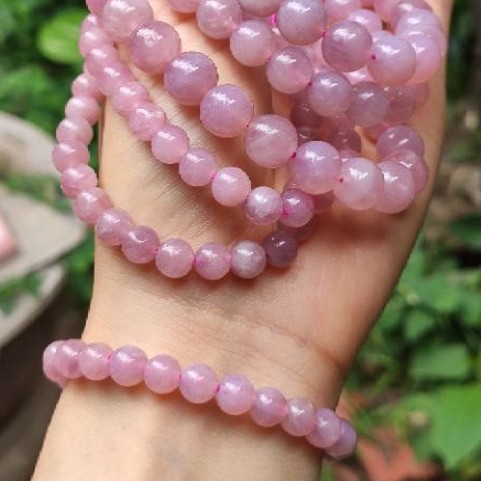 Vòng tay màu hồng phụ kiện mùa hè( nhiều size)_Van jw