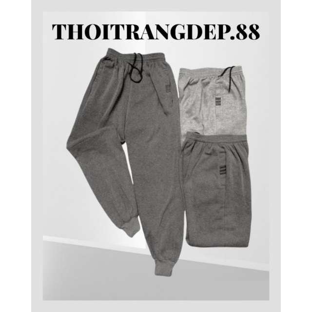 Quần nỉ thu đông dành cho nam từ 45-85kg