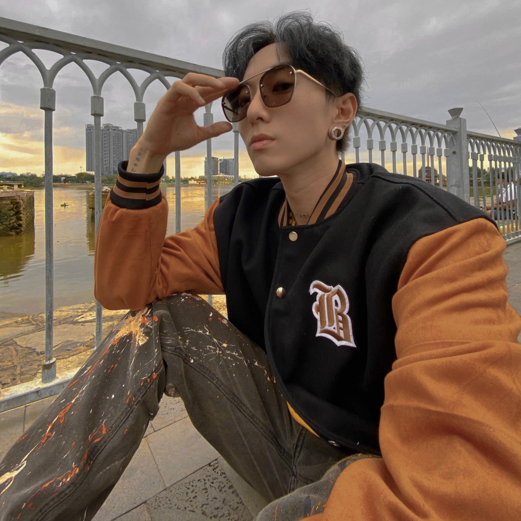 Áo khoác bomber varsity jacket The Bad God Mild