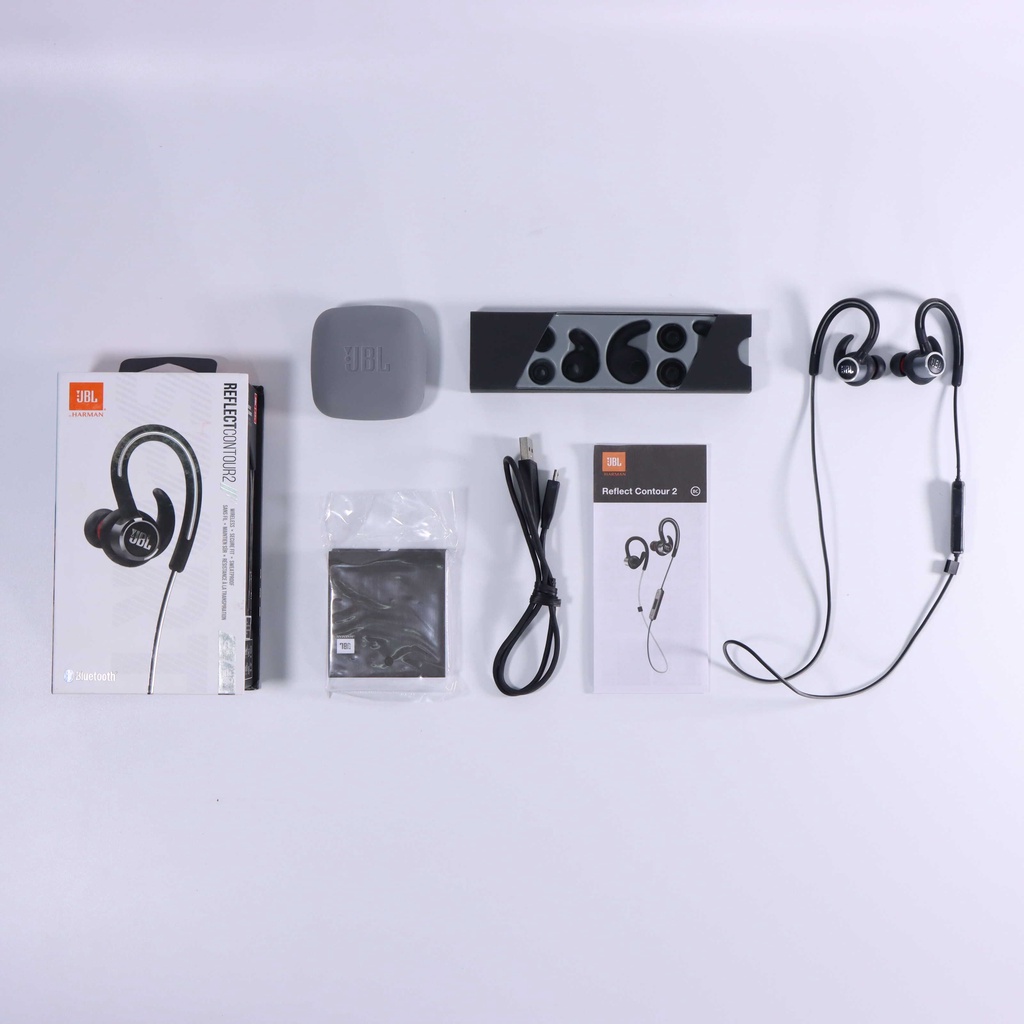 Tai nghe thể thao Bluetooth JBL Reflect Contour 2 - Tai nghe nhét tai - Hàng Chính Hãng