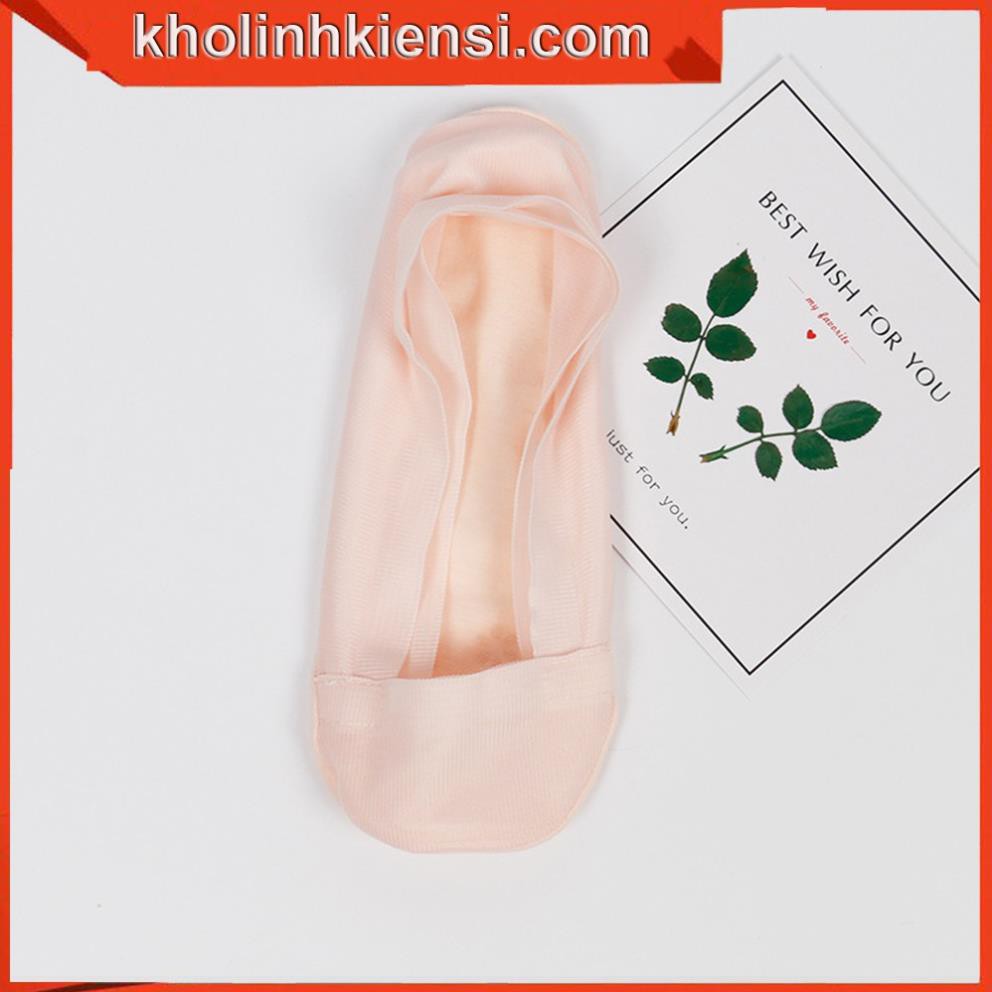 Vớ lười Cotton Trơn Cổ Ngắn Hàn Quốc - Tất Vớ Cổ Thấp Unisex Thấm Hút Mồ Hôi Cực Tốt