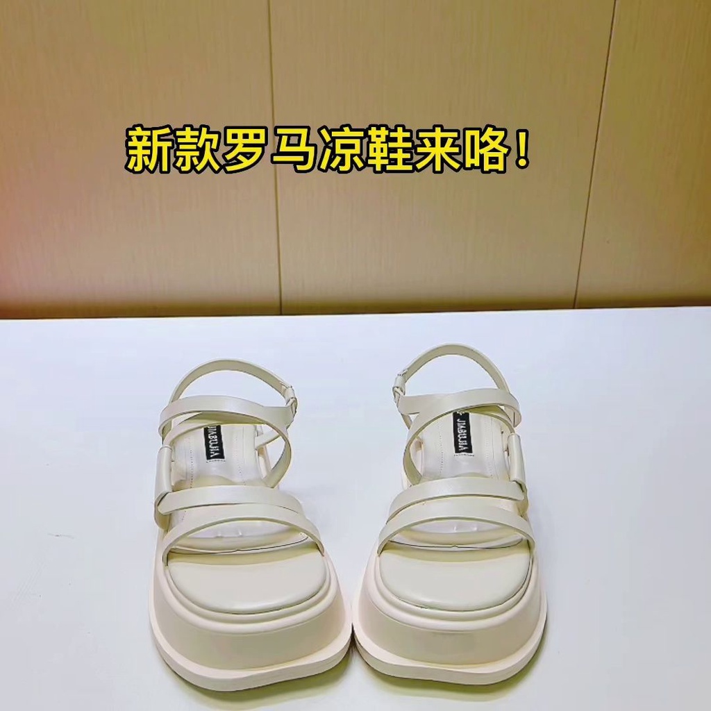Sandal Đế Xuồng Thiết Kế Mới Thời Trang Mùa Hè Theo Phong Cách Âu Mỹ