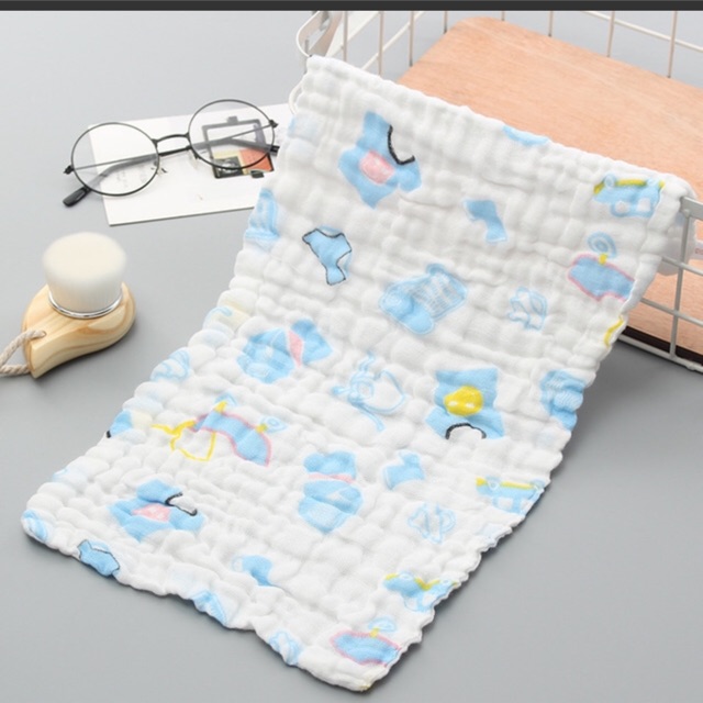 Khăn mặt 6 lớp kích thước 25x50cm