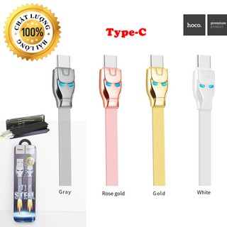 Cáp Sạc HOCO U14 Iron Man USB Type-C Android Chính Hãng