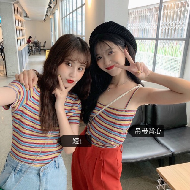 [Mã FAMAYWA giảm 10K đơn 50K] [ XẢ KHO 3 NGÀY Áo thun croptop sọc siêu hot - Carotshop | BigBuy360 - bigbuy360.vn