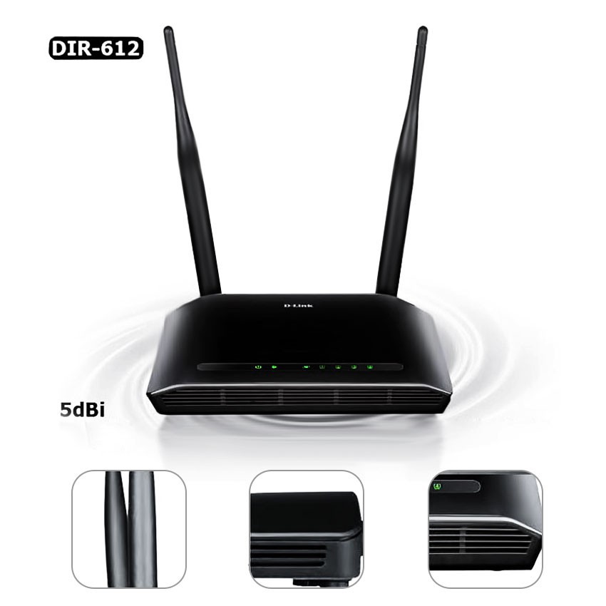 [ GIÁ TỐT NHẤT ] Bộ phát wifi Dlink DIR-612 300Mbps [ mimishop.hp ]