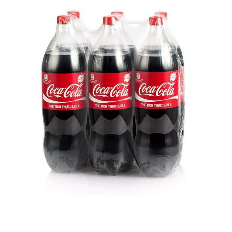 Lốc 6 chai coca cola 2.25 l