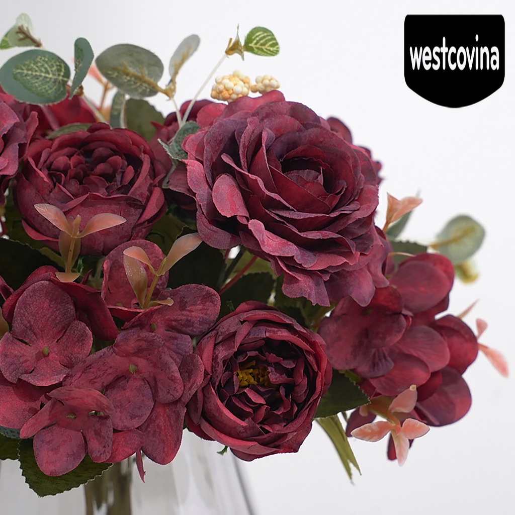 [Hot]☀ 1 Bó Hoa Cẩm Tú Cầu Giả Để Trang Trí