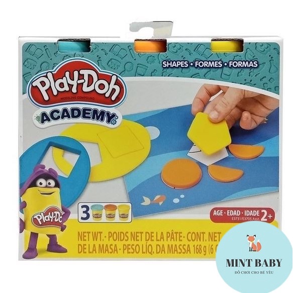 Bộ đồ chơi đất nặn hình học hoặc số học cơ bản Play-Doh