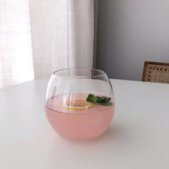 LY CỐC THỦY TINH TRÒN BONBON, ĐÁY MỎNG PHONG CÁCH HÀN QUỐC | BigBuy360 - bigbuy360.vn