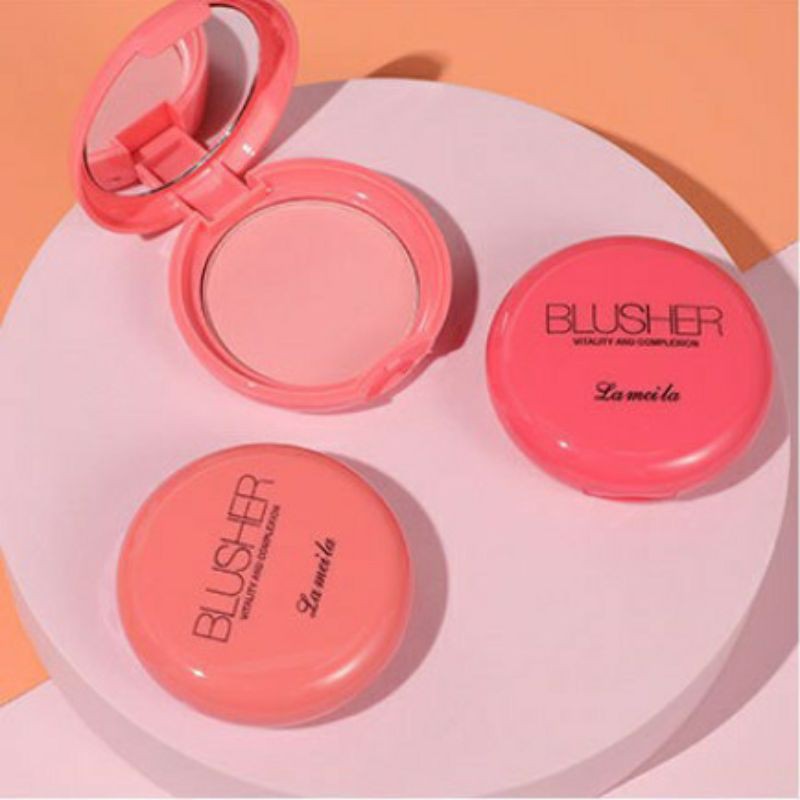 Phấn má hồng Lameila Blusher 5053,má hồng dạng nén đẹp, lì,mịn,lâu trôi,chống thấm nước,phong cách trẻ trung hiện đại