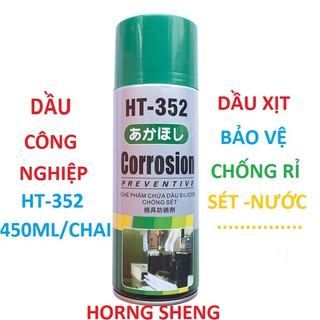 DẦU XỊT CHỐNG RỈ SÉT CHỐNG NƯỚC CHO TẤT CẢ KIM LOẠI HT-352
