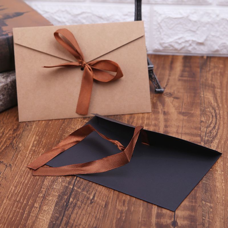Set 10 Thiệp Mời Đám Cưới Bằng Giấy Họa Tiết Chữ Phong Cách Vintage