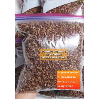 100G-200G Cốm gạo lứt rang muối hầm handmade  thực dưỡng Oshawa