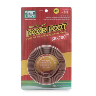 [Hàng Có Sẵn] Ron lấp khe hở chân cửa ngăn bụi và côn trùng SealBoy SB200 GO màu Nâu dài 2m