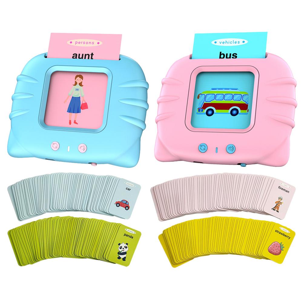 Máy giáo dục sớm Thẻ nhận biết hình ảnh Trẻ em Học tiếng Anh Đồ chơi song ngữ Xếp hình Khai sáng
