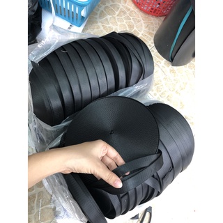Dây đai đen các size làm túi