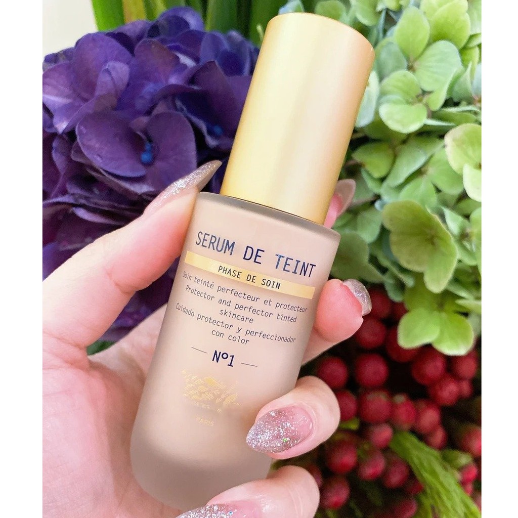 [Màu N01 Trắng Hồng] Serum nền che khuyết điểm tuyệt vời giúp đồng nhất màu da trong veo và căng bóng Serum De Teint BR
