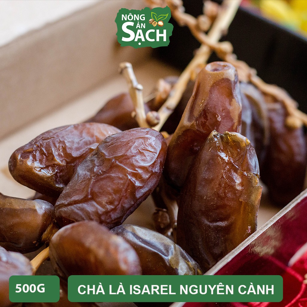 [Mã 253FMCGSALE giảm 8% đơn 500K] 500g Chà Là Nguyên Cành Không Đường Isarel