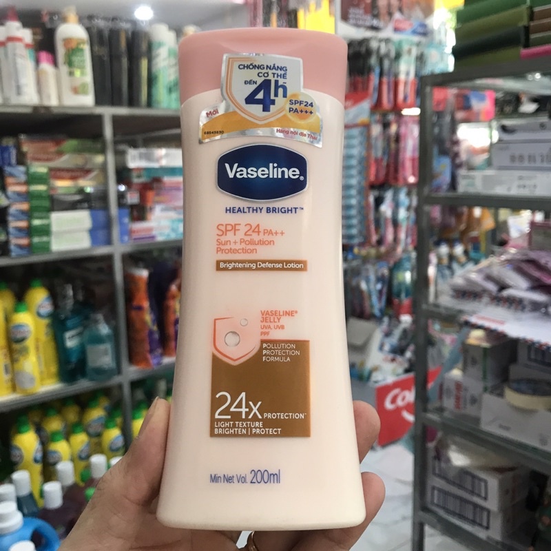 Sữa Dưỡng Thể Vaseline Healthy White Sun+Pollution Protection 200ml