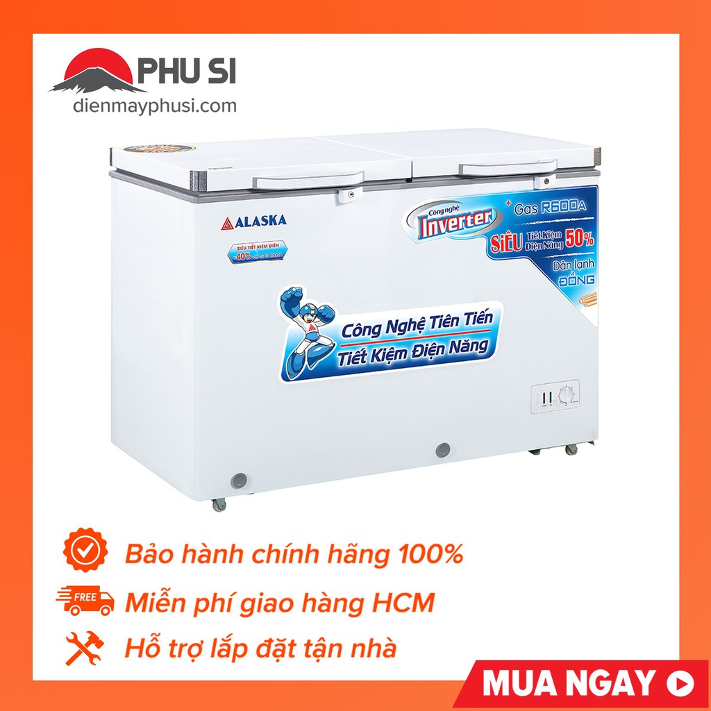 [Chỉ giao HCM] Tủ Đông Alaska FCA-3600CI