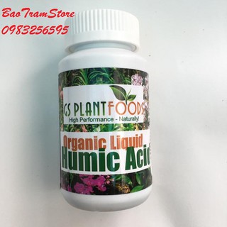 PHÂN BÓN HỮU CƠ ACID HUMIC cao cấp nhập khẩu USA chai 100ml (Nhập chai to về chiết ra chai nhỏ 100ml)