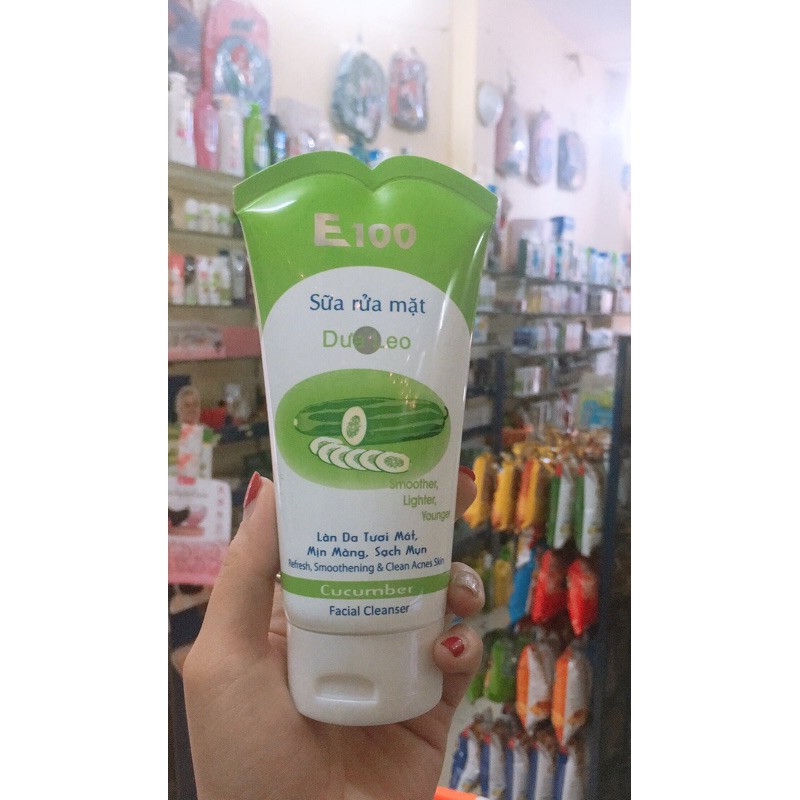 Sữa rửa mặt dưa leo E100 tuýp lớn 100g