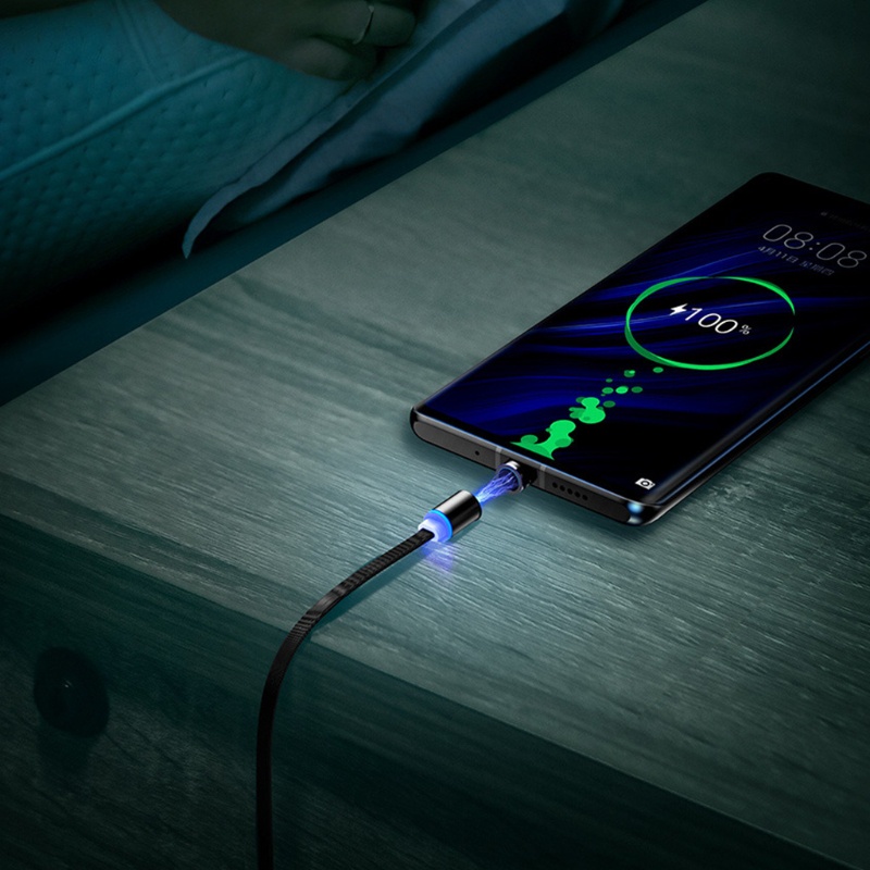 Cáp Sạc Điện Thoại Từ Tính 3 Trong 1 Đa Năng Có Thể Thu Gọn