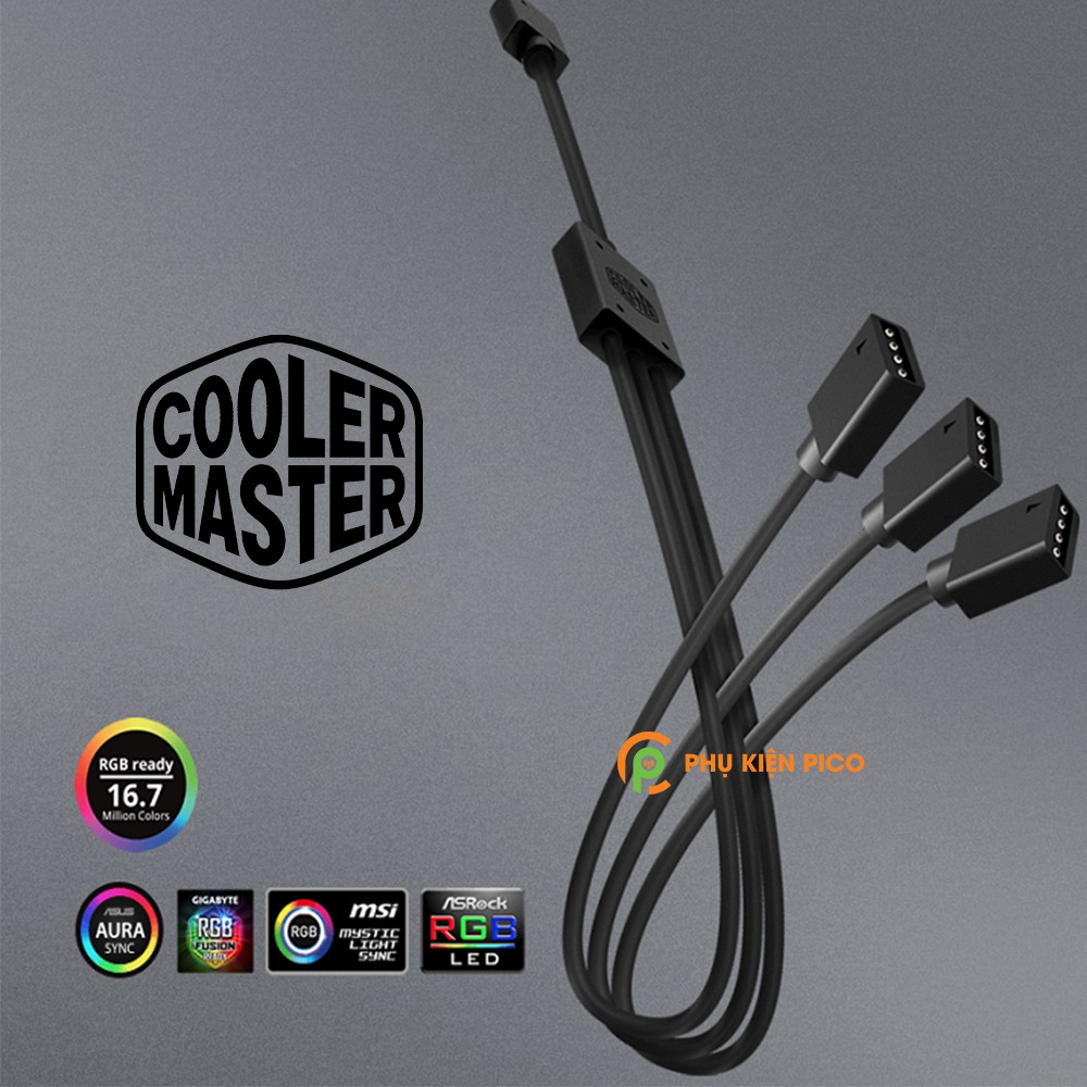 Dây chia quạt Cooler Master A-RGB 1-to-3 Splitter Cable dây chia A-RGB 5v