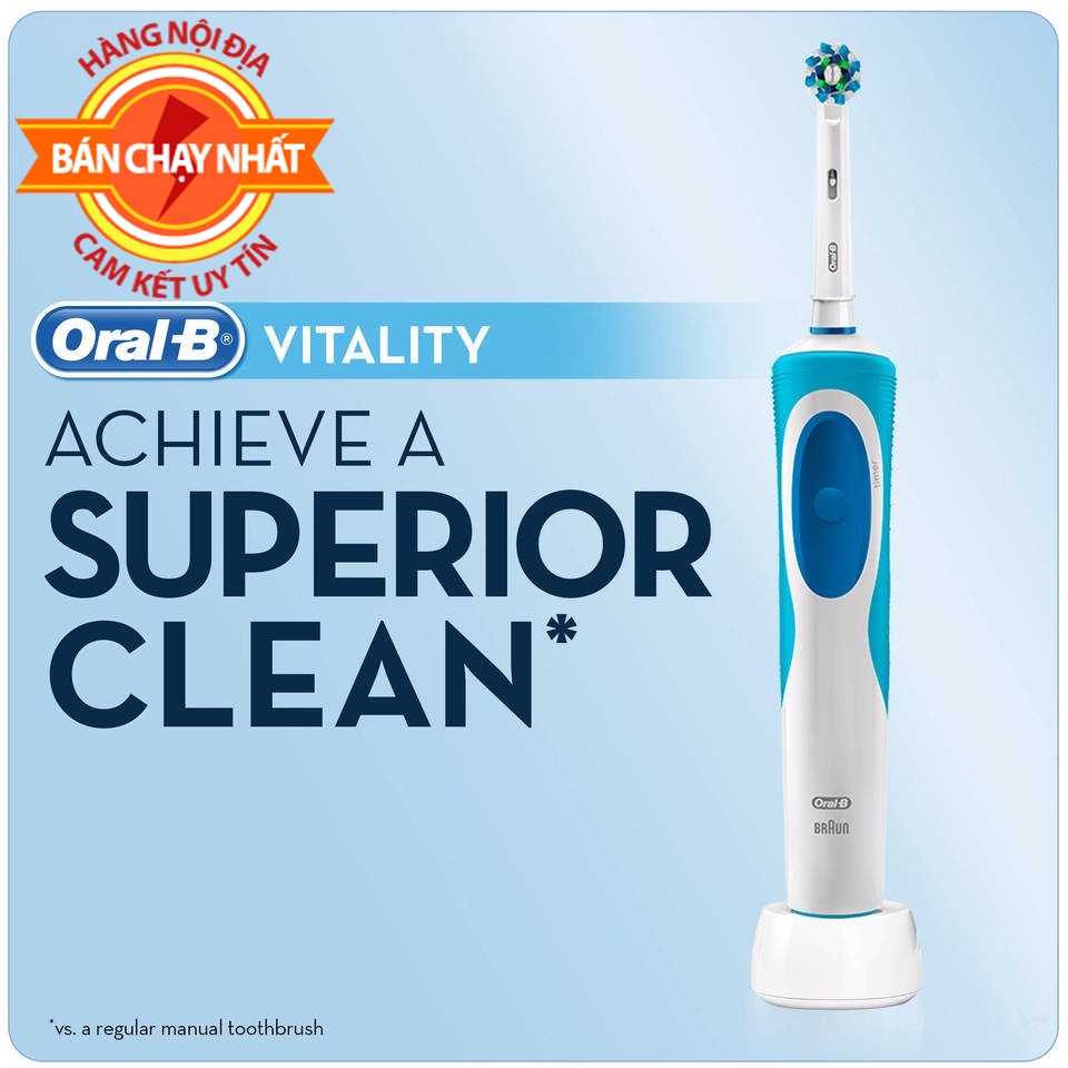 Bàn chải điện Oral-B Braun chính hãng người lớn và trẻ em