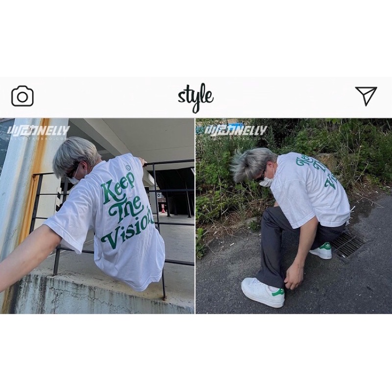 Áo phông nelly heybig sale (có sẵn) keep the vision