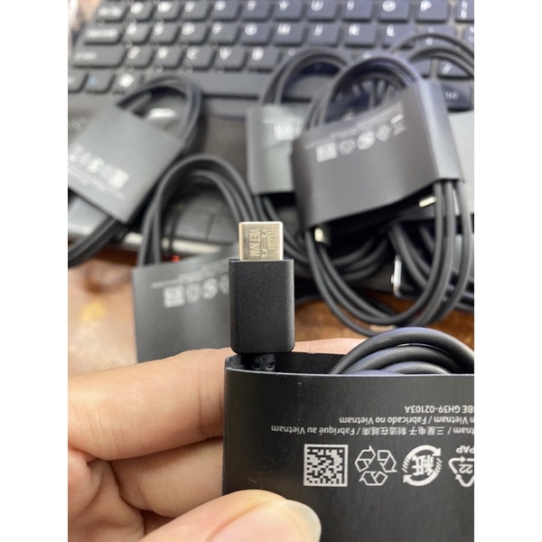 Dây Cáp Sạc Samsung 2 Đầu Type C Sạc Nhanh Note 10 Note 20 S20 S20+ A71 S21 S21 Ultra Chính Hãng - Bảo Hành 12 Tháng