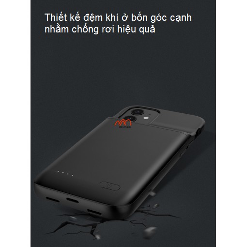 Ốp lưng kiêm sạc dự phòng 12 Pro Max/ iPhone 12 Pro/  12 Mini/ 12