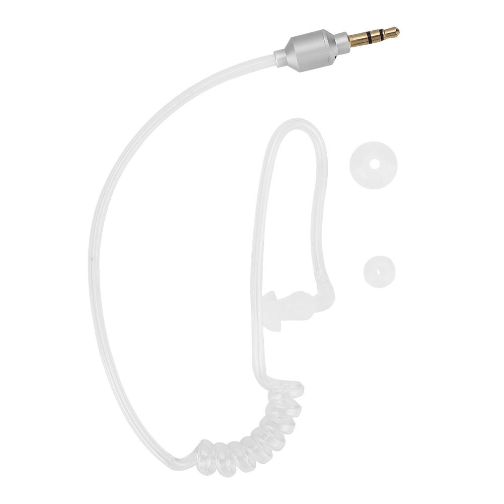 bamaxis Mobile Phone Monaural Wired Earpiece Air Tube Anti-radiation In Ear Stereo Earphone