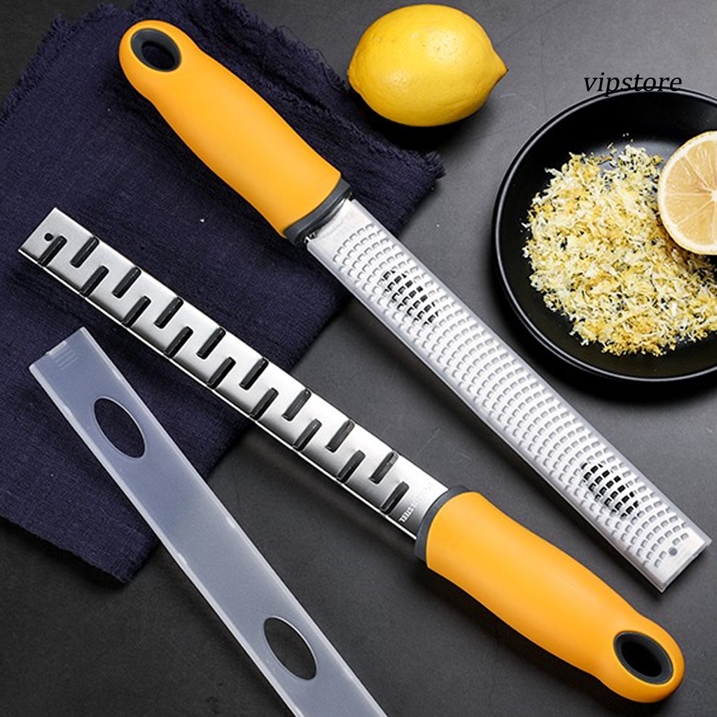 【VIP】  Cheese Grater Razor-sharp Blade Rust-proof Stainless Steel Rubber Handle Lemon Planer for Baking