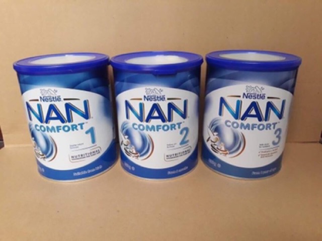 (Date 5.2021) Sữa Nan Comfort Úc đủ số hộp 800g
