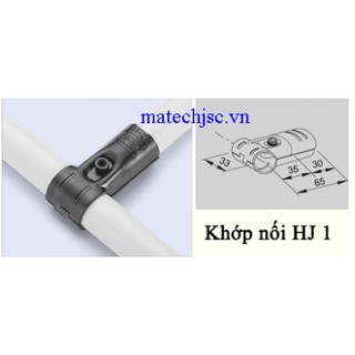 Khớp Nối Kim Loại HJ 1 Dùng Cho Ống Abs Phi 27 (đã gồm bulong, ecu đi kèm)