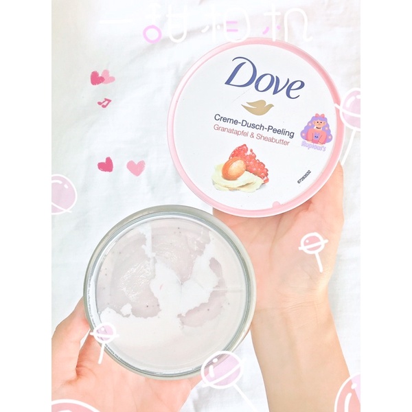 Tẩy tế bào chết body Dove Cream Dusch Peeling